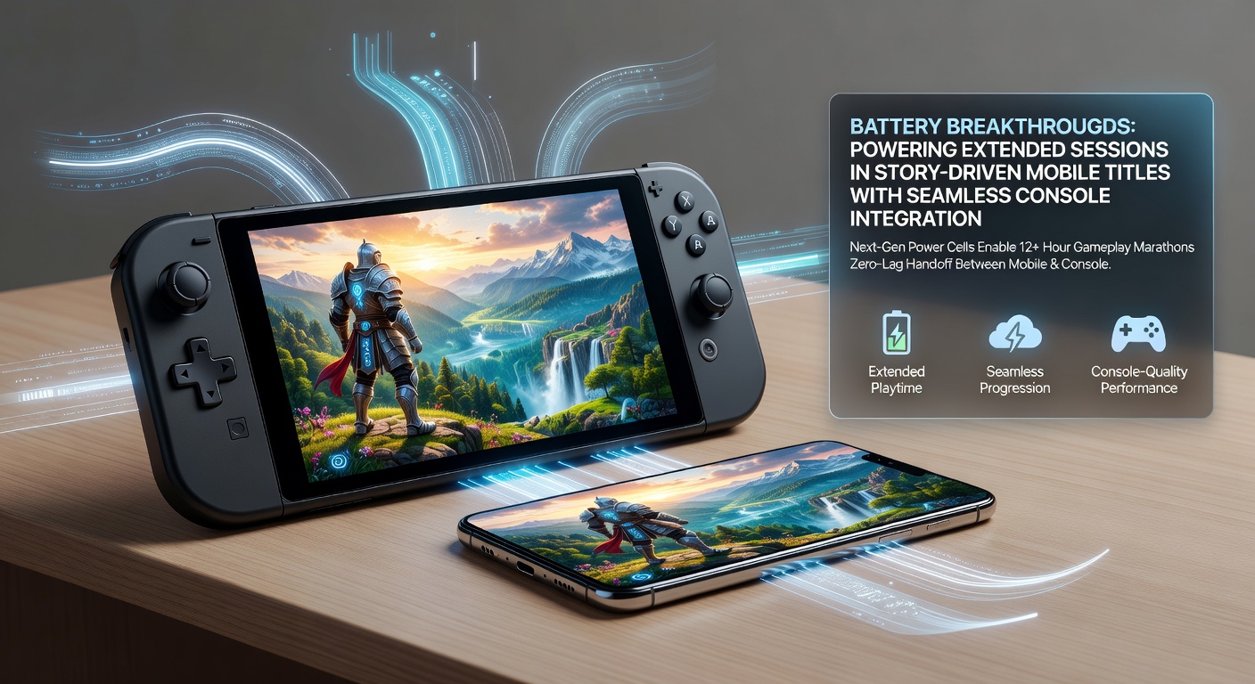 Mobile device syncing battery status with console during cross-platform gameplay sessions