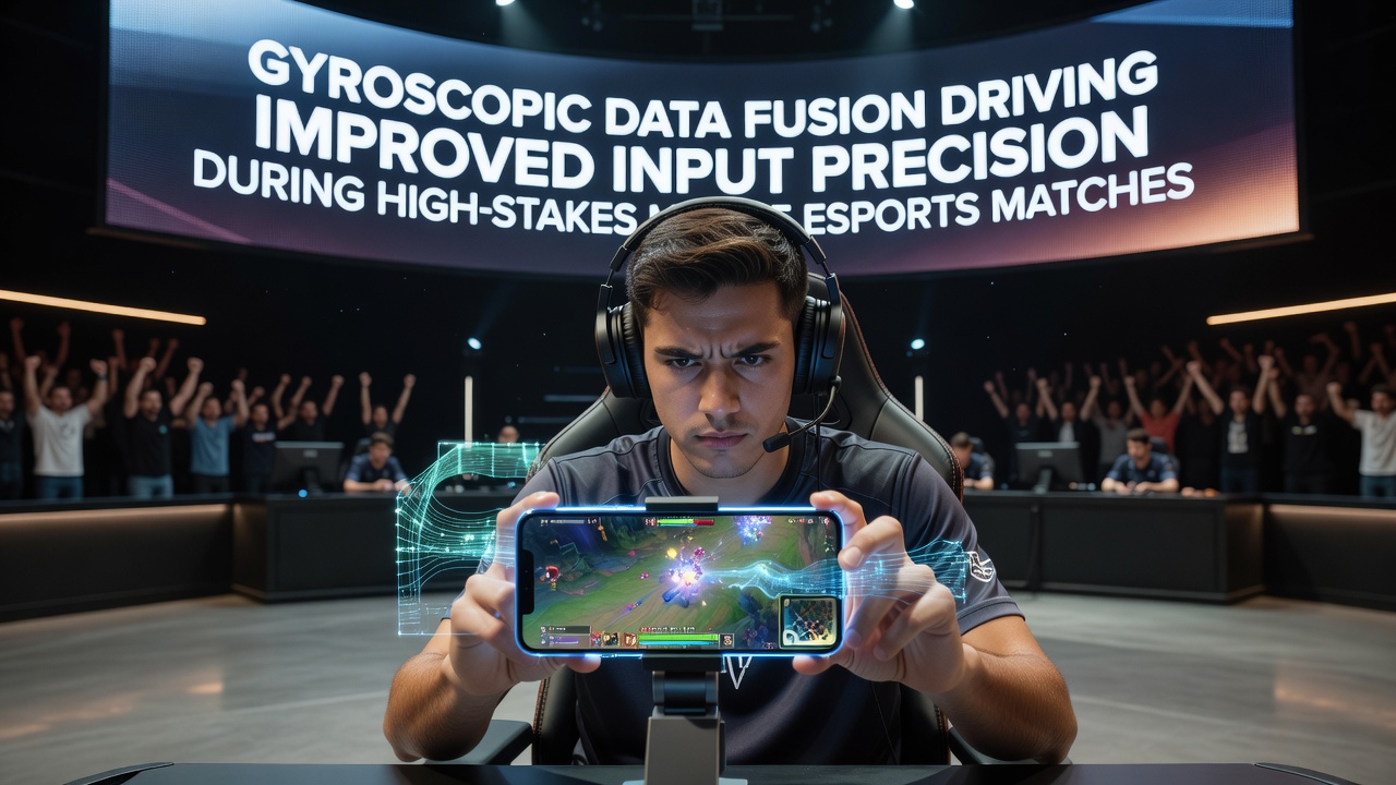 Close-up of foldable phone sensors and data fusion processing during live competition