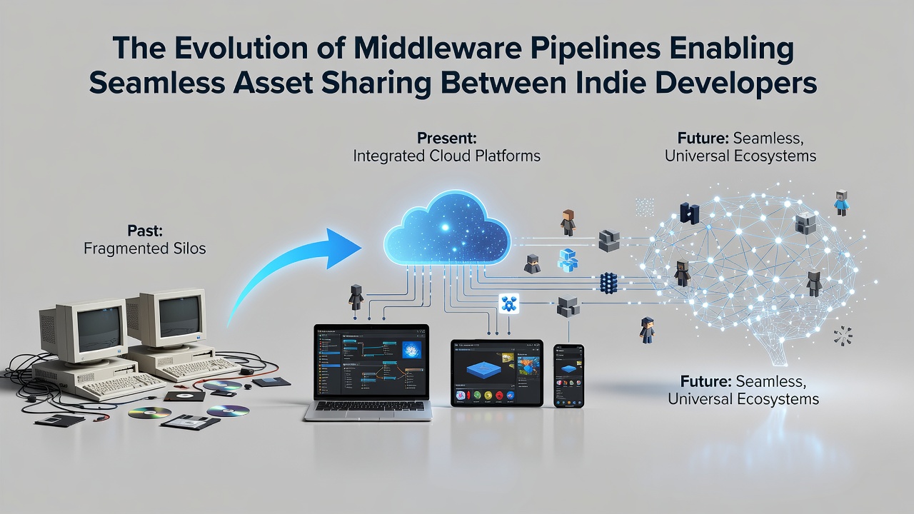 Middleware dashboard showing asset synchronization across varied gaming hardware configurations